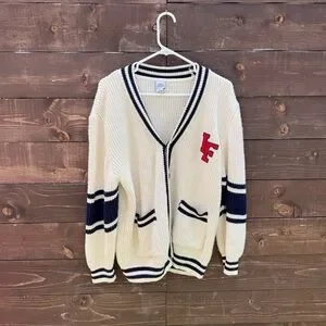 iets frans Urban Outfitters Oversized Varsity Cardigan Size Small